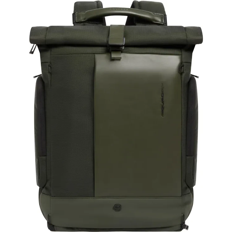 Рюкзак для ноутбука Piquadro Expandable Roll-Top 15.6" Green (CA7190W145/VE)