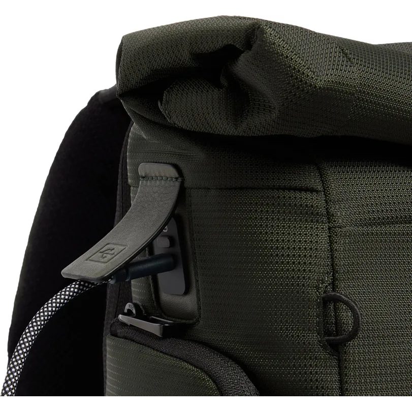 Рюкзак для ноутбука Piquadro Expandable Roll-Top 15.6" Green (CA7190W145/VE) - фото 4