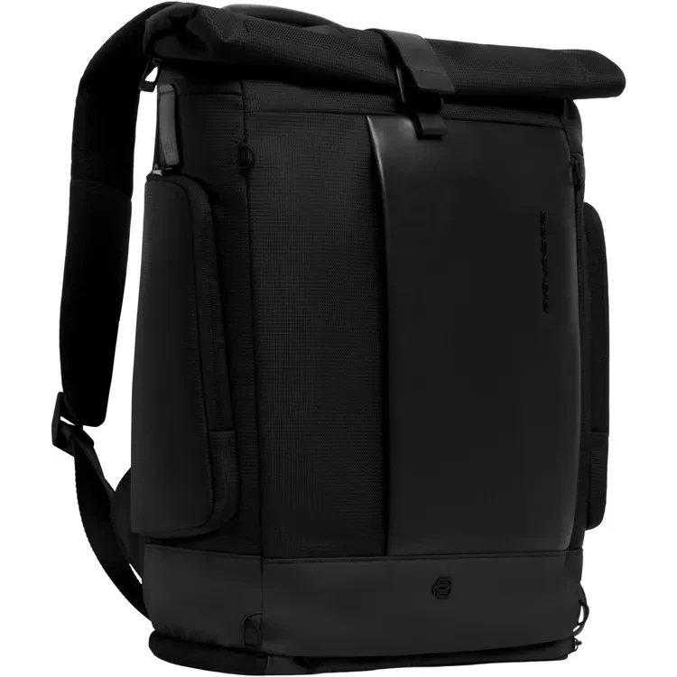 Рюкзак для ноутбука Piquadro Expandable Roll-Top 15.6" Black (CA7190W145/N) - фото 2