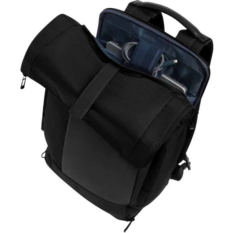 Рюкзак для ноутбука Piquadro Expandable Roll-Top 15.6" Black (CA7190W145/N) - фото 3