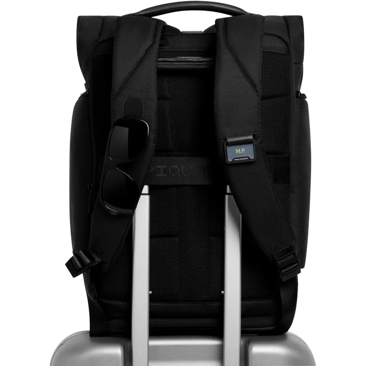 Рюкзак для ноутбука Piquadro Expandable Roll-Top 15.6" Black (CA7190W145/N) - фото 4