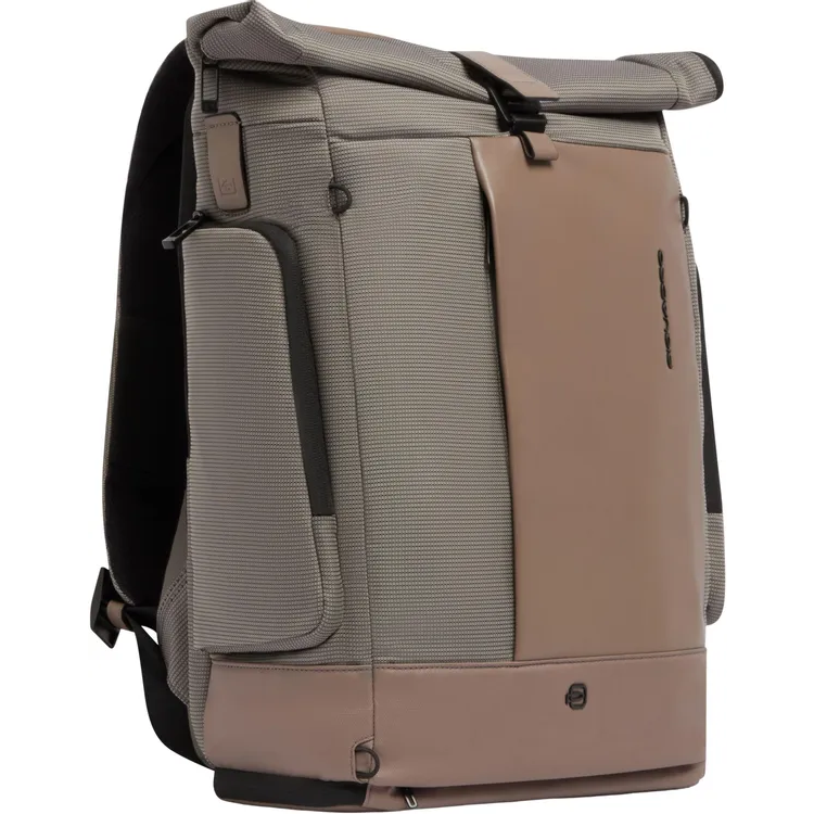 Рюкзак для ноутбука Piquadro Expandable Roll-Top 15.6" Sabbia/Grey (CA7190W145/SA) - фото 2