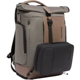 Рюкзак для ноутбука Piquadro Expandable Roll-Top 15.6" Sabbia/Grey (CA7190W145/SA)