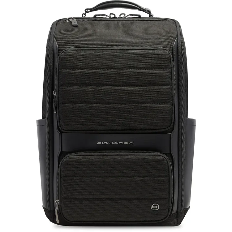 Рюкзак для ноутбука Piquadro Leather & Water-Resistant 15.6" Black (CA7279W150/N)