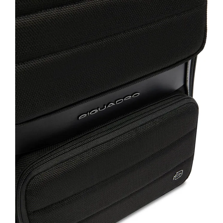 Рюкзак для ноутбука Piquadro Leather & Water-Resistant 15.6" Black (CA7279W150/N) - фото 7