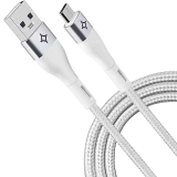 Кабель USB A (M) - microUSB B (M), 1м, Stellarway STW-CAB-MICUSB-1-PVC-White