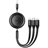 Кабель USB - microUSB/USB Type-C/Lightning, 1.1м, Baseus CAMJ010001