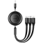 Кабель USB - microUSB/USB Type-C/Lightning, 1.1м, Baseus CAMJ010001