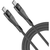 Кабель USB Type-C - USB Type-C, 1м, Stellarway STW-CAB-C/C-1-PVC Black (STW-CAB-C/C-1-PVC-Black)