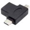 Переходник USB - microUSB/USB Type-C, KS-IS KS-360