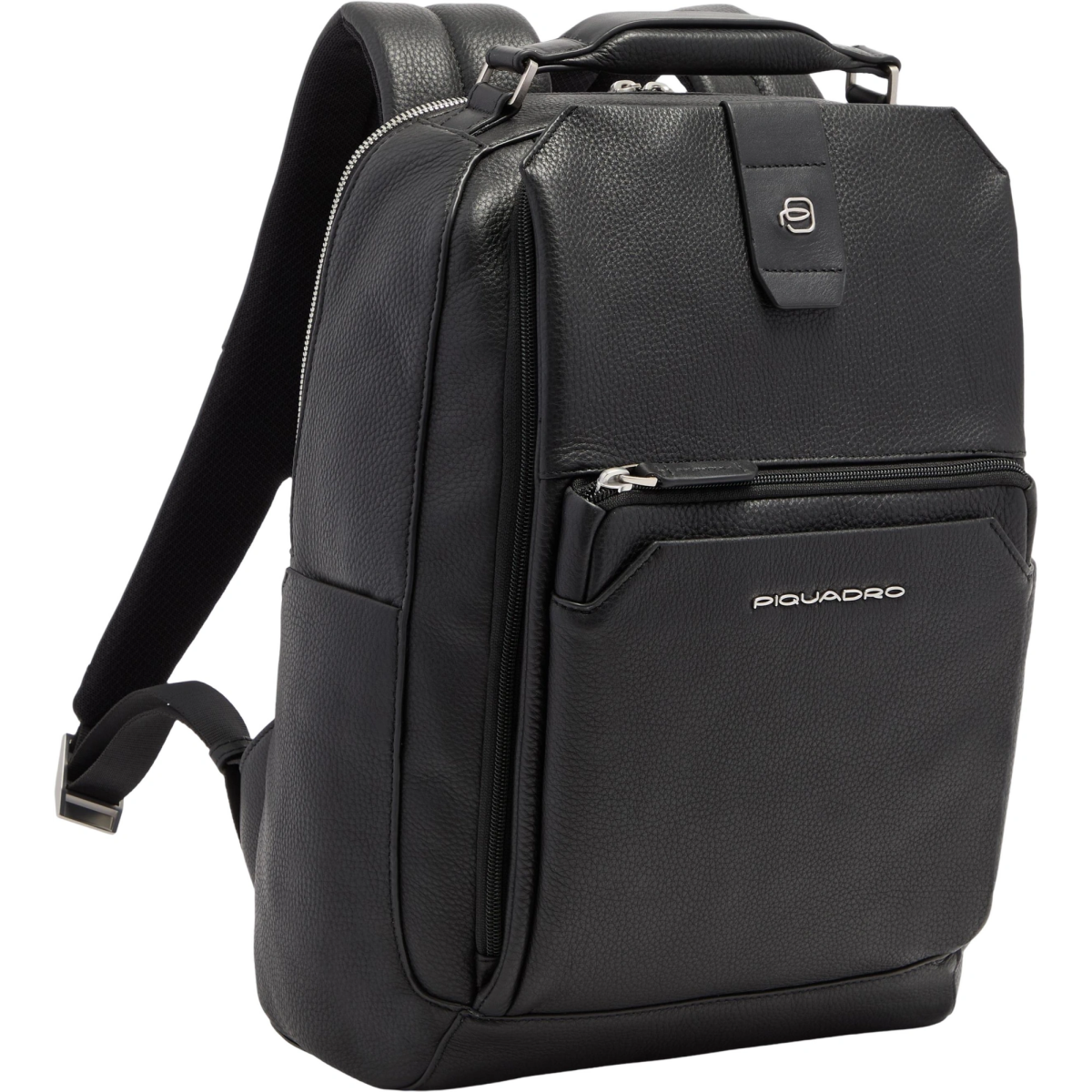 Рюкзак для ноутбука Piquadro Leather Travel 14" Black (CA7157W144/N) - фото 2
