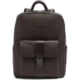 Рюкзак для ноутбука Piquadro Leather Travel Backpack Dark Brown (CA7263W151/TM)