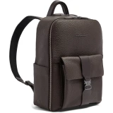 Рюкзак для ноутбука Piquadro Leather Travel Backpack Dark Brown (CA7263W151/TM)