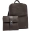Рюкзак для ноутбука Piquadro Leather Travel Backpack Dark Brown (CA7263W151/TM) - фото 5