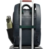Рюкзак для ноутбука Piquadro Leather Travel Backpack Blue/Green (CA7263W151/BLUVE)