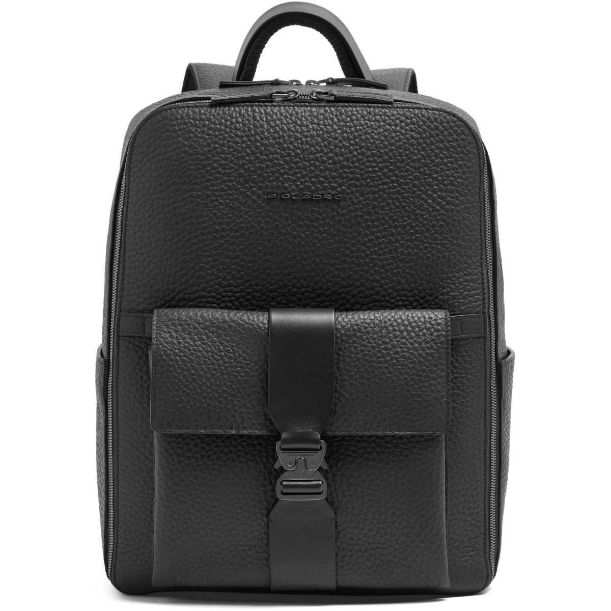 Рюкзак для ноутбука Piquadro Leather Travel Backpack Black (CA7263W151/N)
