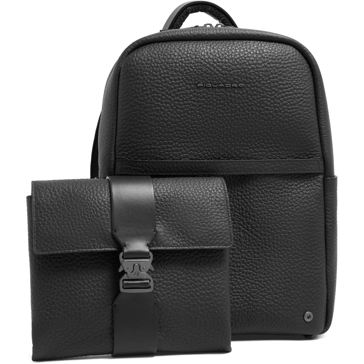 Сумка для ноутбуков Piquadro Leather Backpack 14" Black (CA7262W151/N) - фото 4