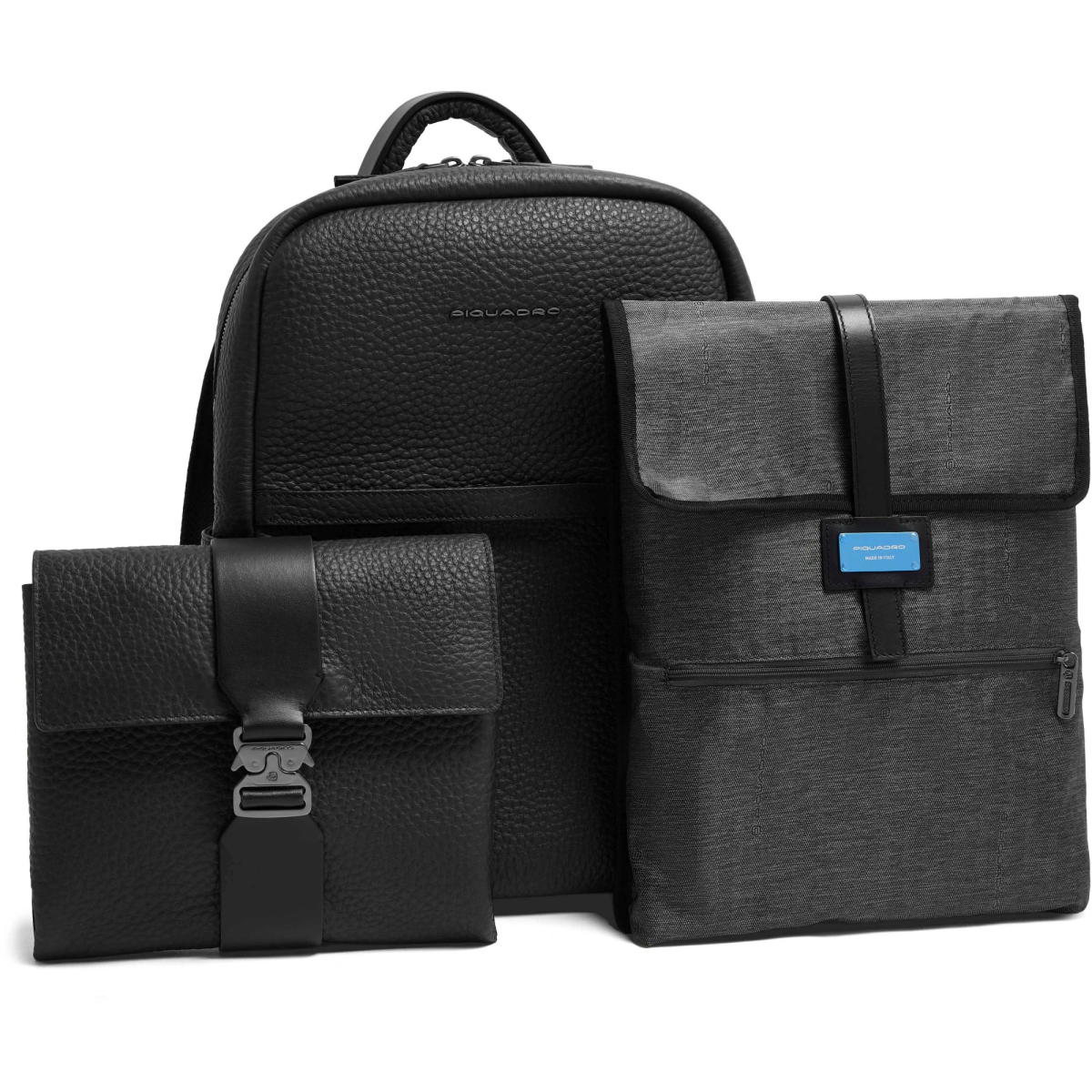 Сумка для ноутбуков Piquadro Leather Backpack 14" Black (CA7262W151/N) - фото 6