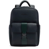 Сумка для ноутбуков Piquadro Leather Backpack 14" Blue/Green (CA7262W151/BLUVE)