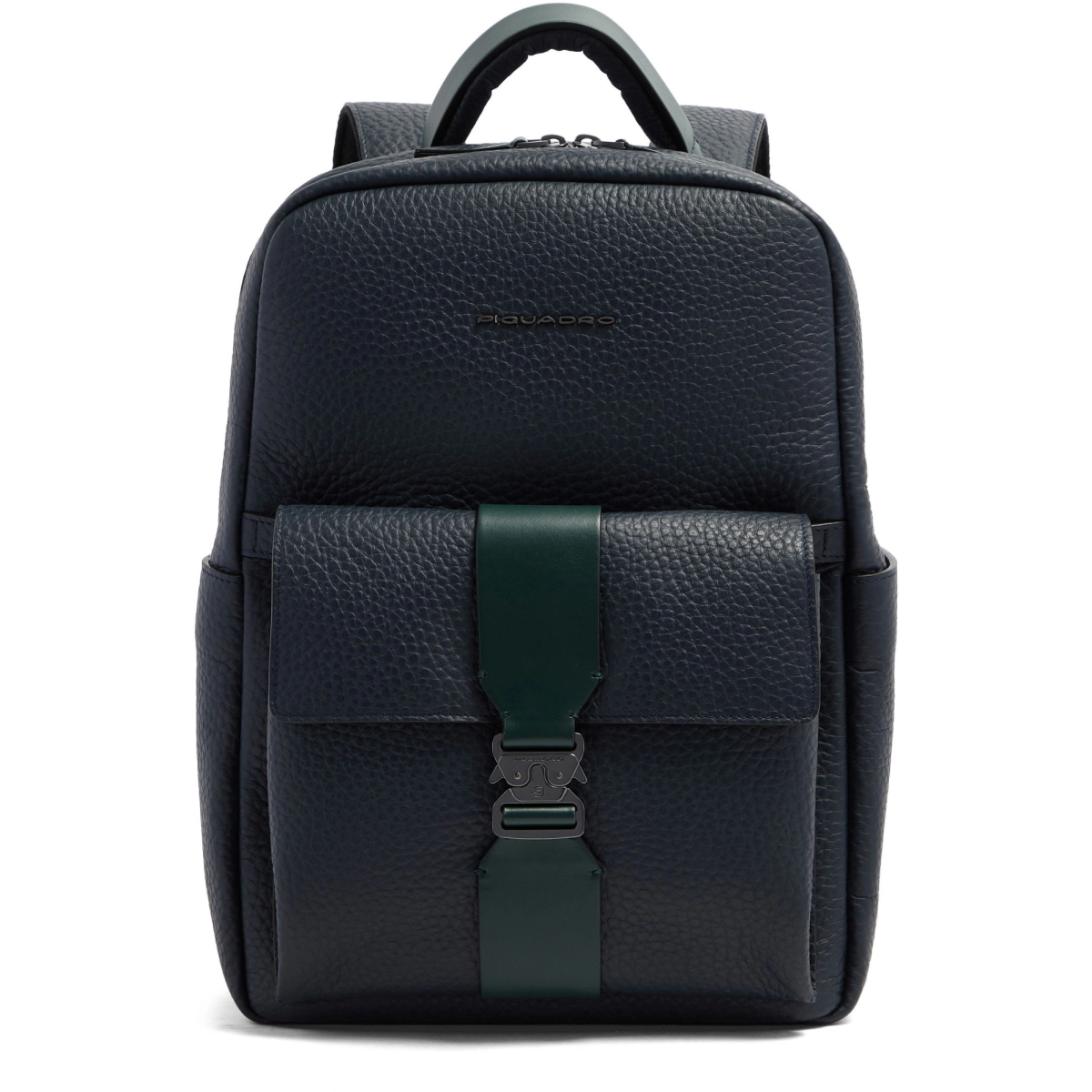 Сумка для ноутбуков Piquadro Leather Backpack 14" Blue/Green (CA7262W151/BLUVE)