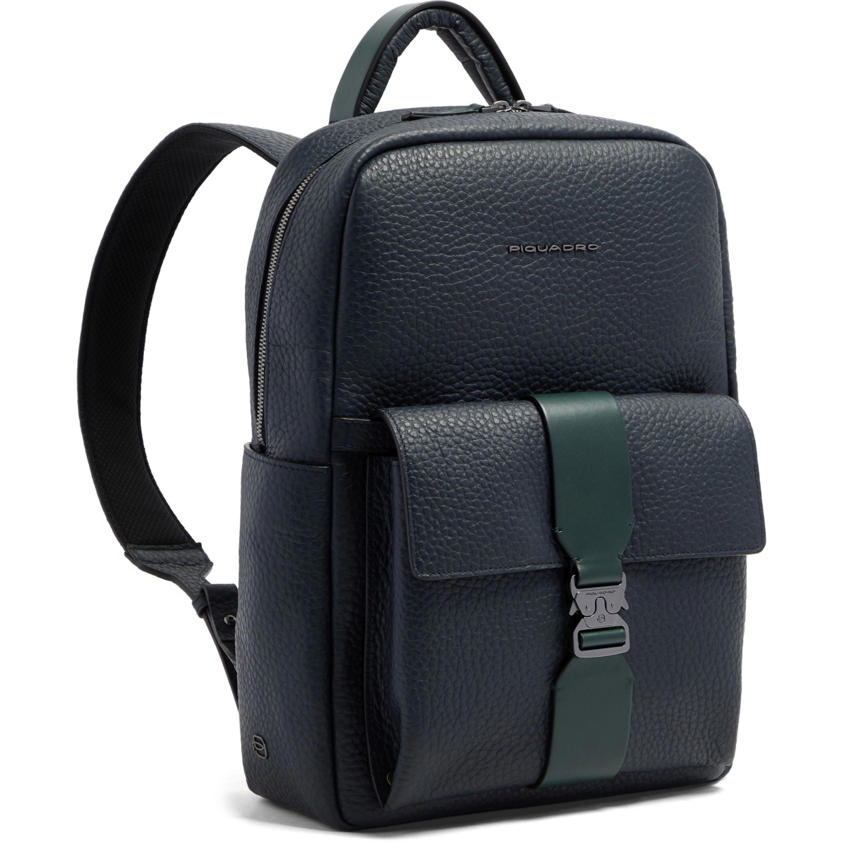 Сумка для ноутбуков Piquadro Leather Backpack 14" Blue/Green (CA7262W151/BLUVE) - фото 2