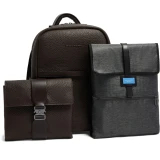 Сумка для ноутбуков Piquadro Leather Backpack 14" Dark Brown (CA7262W151/TM)