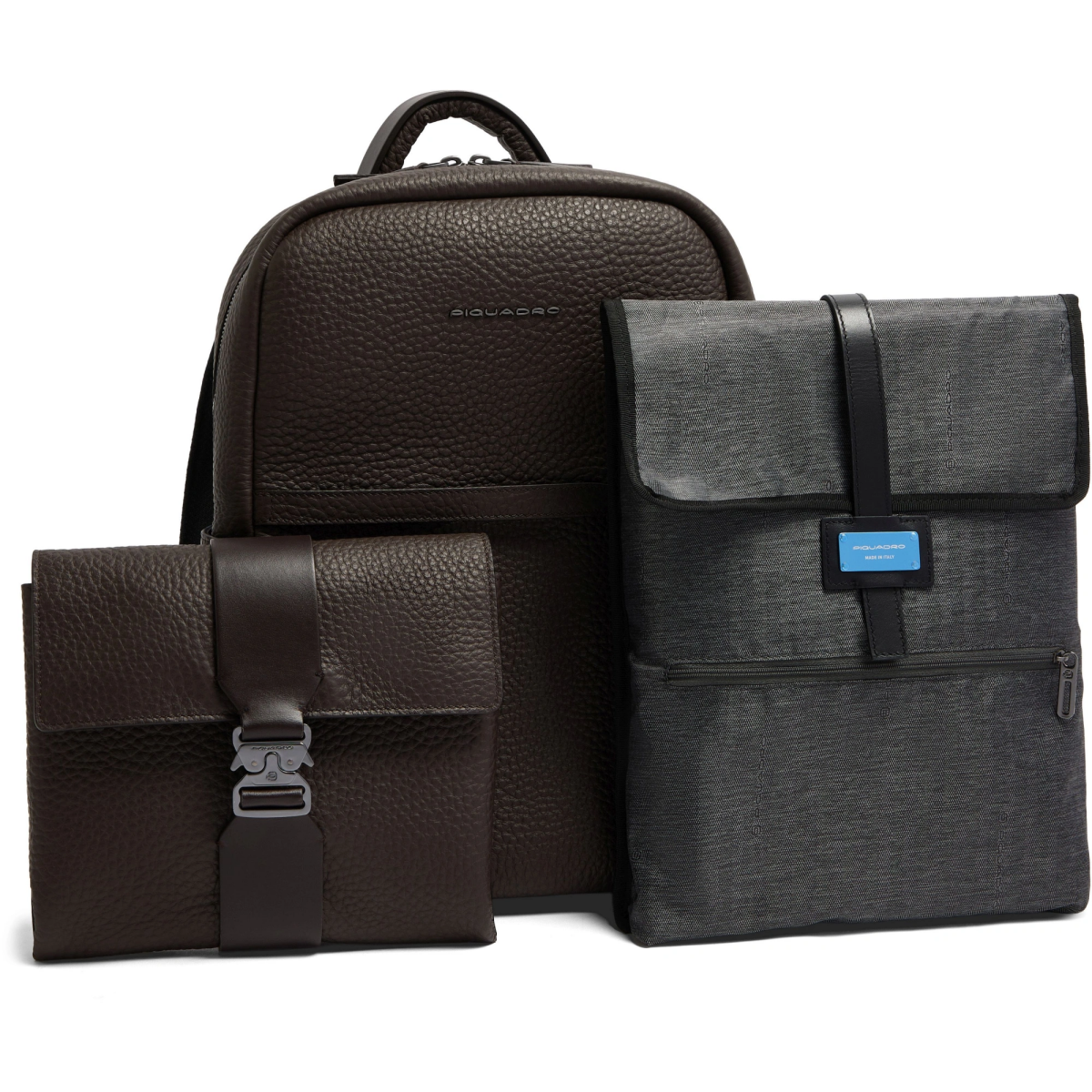 Сумка для ноутбуков Piquadro Leather Backpack 14" Dark Brown (CA7262W151/TM) - фото 4