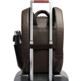 Сумка для ноутбуков Piquadro Leather Backpack 14" Dark Brown (CA7262W151/TM)