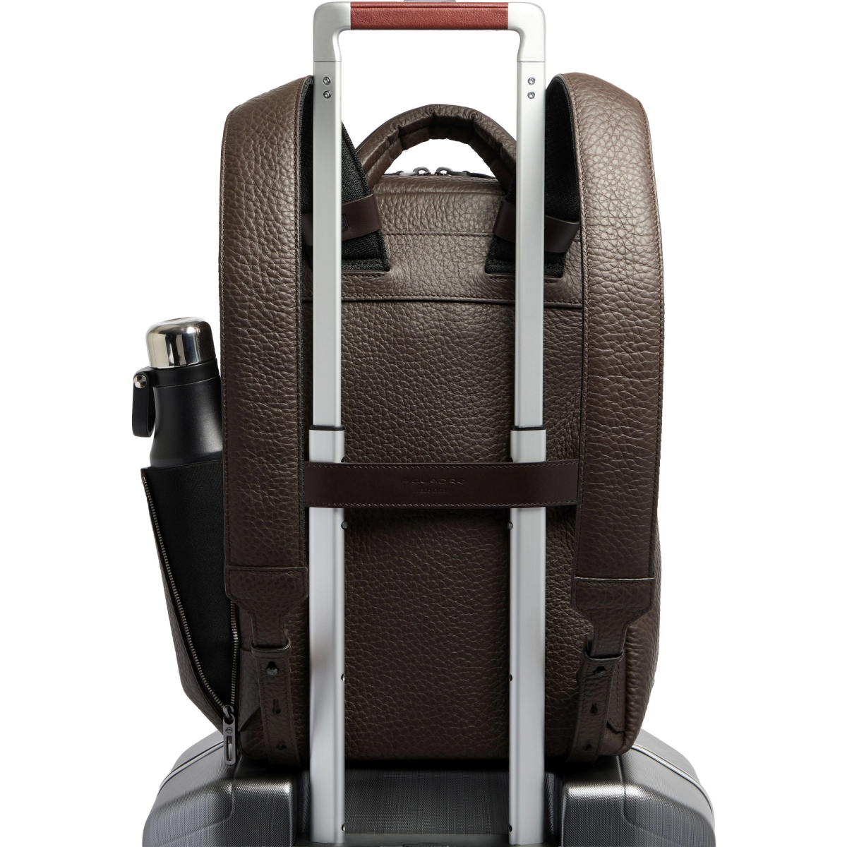 Сумка для ноутбуков Piquadro Leather Backpack 14" Dark Brown (CA7262W151/TM) - фото 8