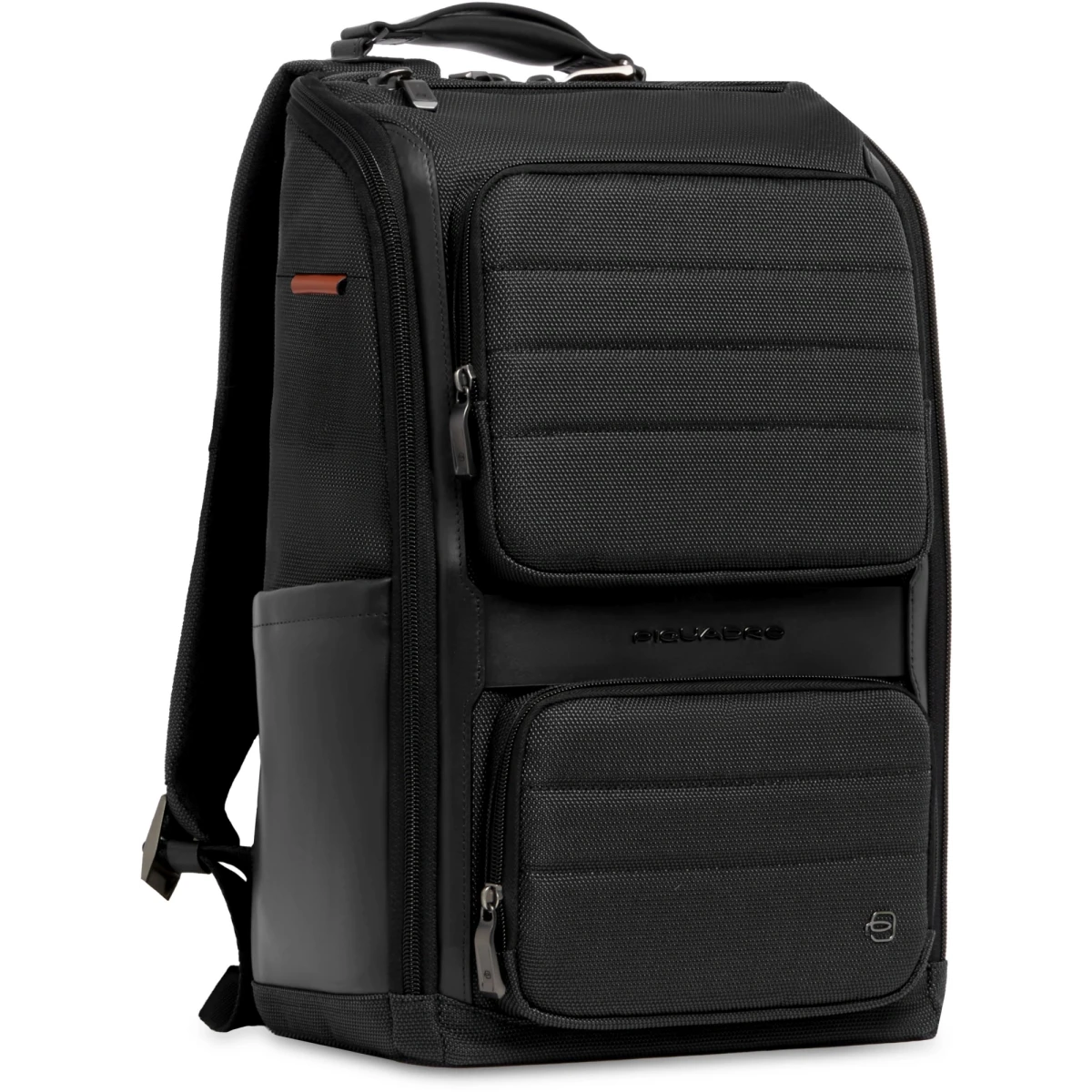 Рюкзак для ноутбука Piquadro Leather & Water-Resistant 14" Black (CA7278W150/N) - фото 2