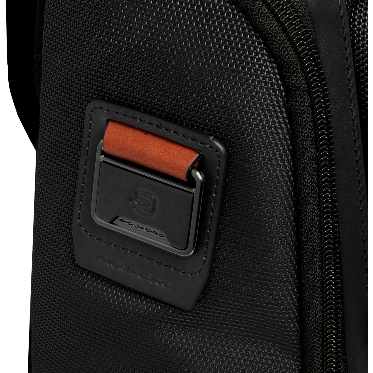 Рюкзак для ноутбука Piquadro Leather & Water-Resistant 14" Black (CA7278W150/N) - фото 4
