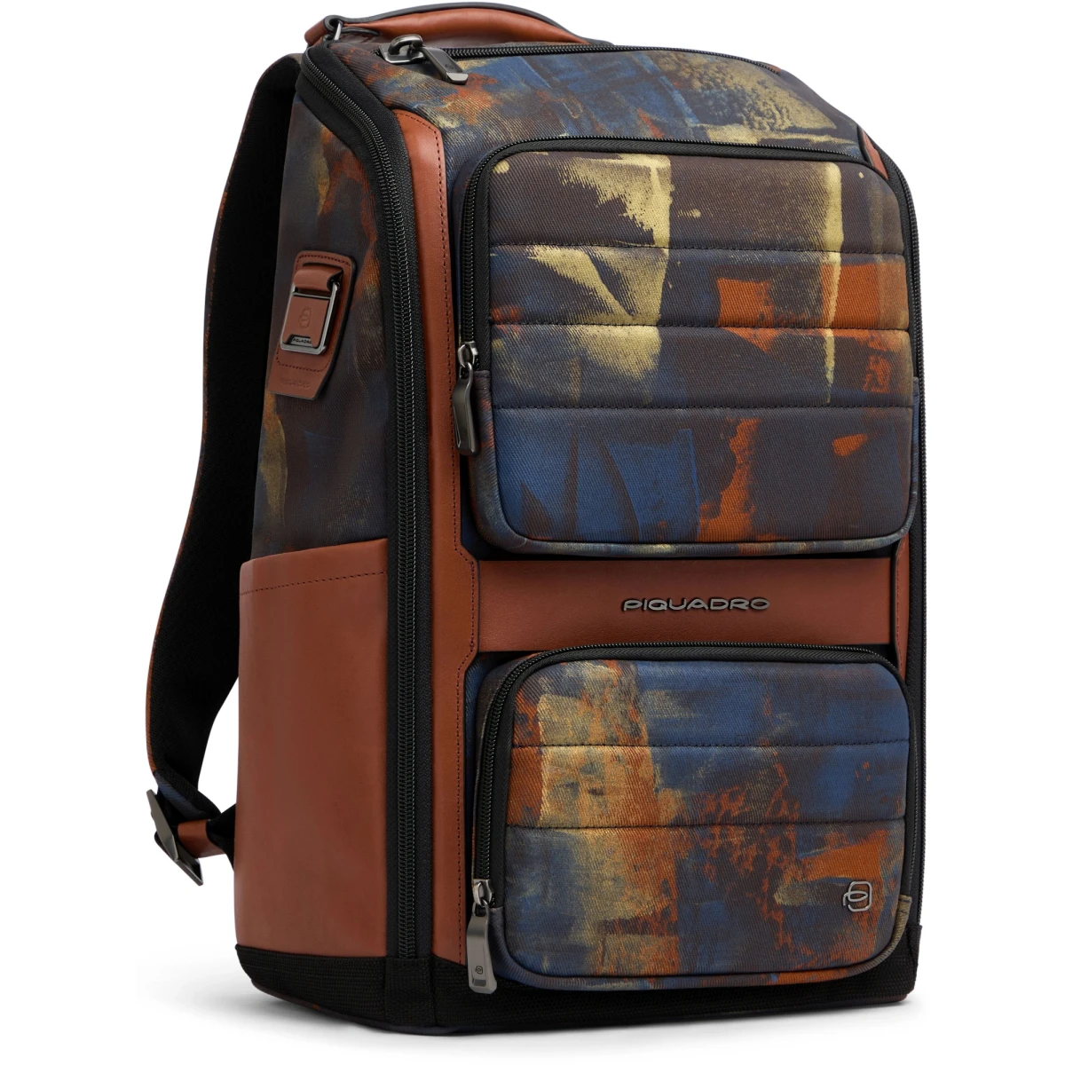 Рюкзак для ноутбука Piquadro Leather & Water-Resistant 14" Brown (CA7278W150/CAMOCU) - фото 2