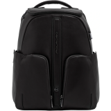 Рюкзак для ноутбука Piquadro Leather 14" with Wireless Charging Black (CA7180W143/N)