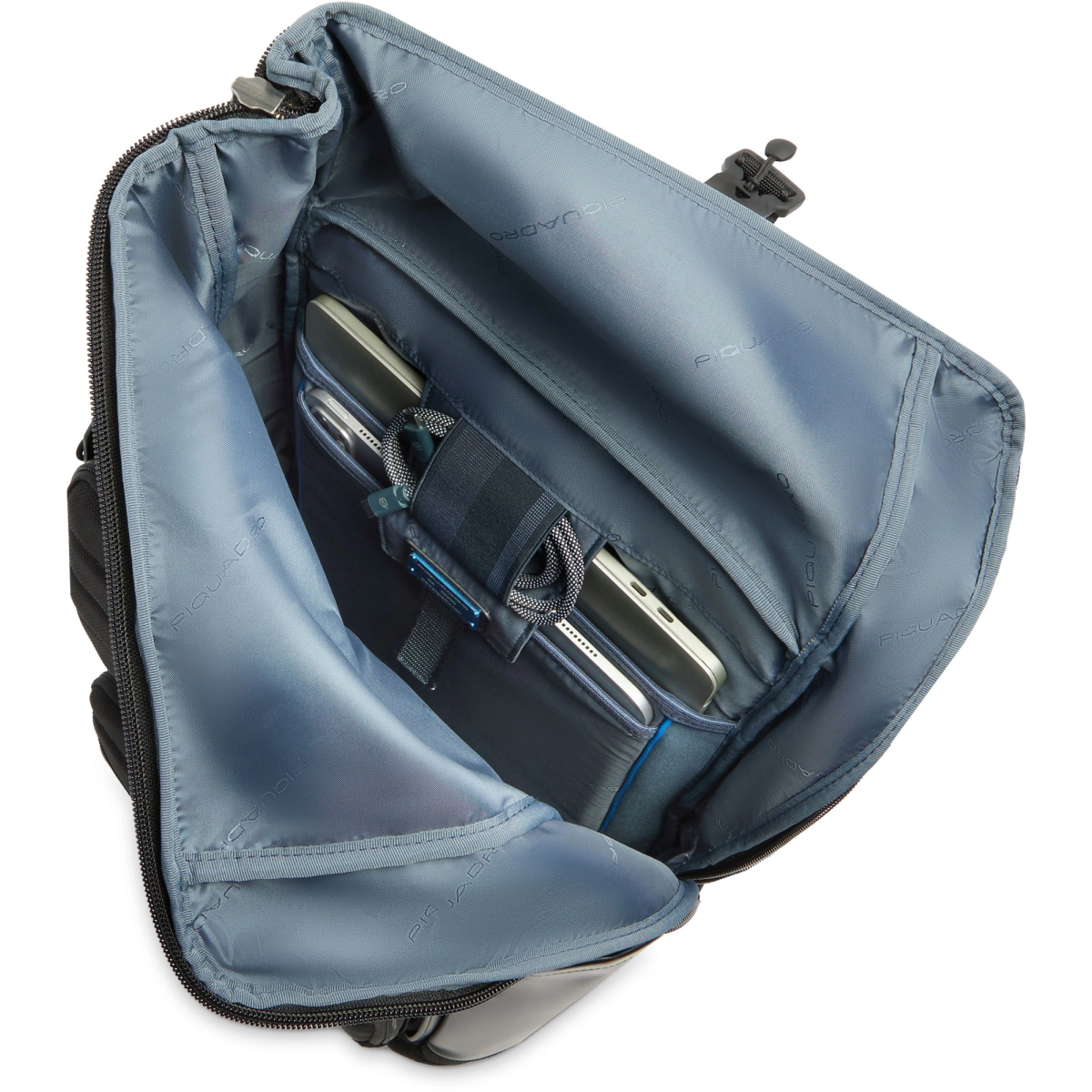 Рюкзак для ноутбука Piquadro Roll-Top 15.6" with Bike Helmet Black (CA7280W150/N) - фото 6