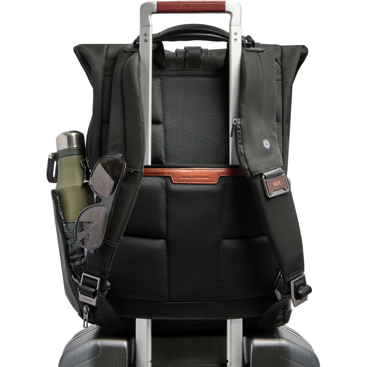 Рюкзак для ноутбука Piquadro Roll-Top 15.6" with Bike Helmet Black (CA7280W150/N) - фото 7