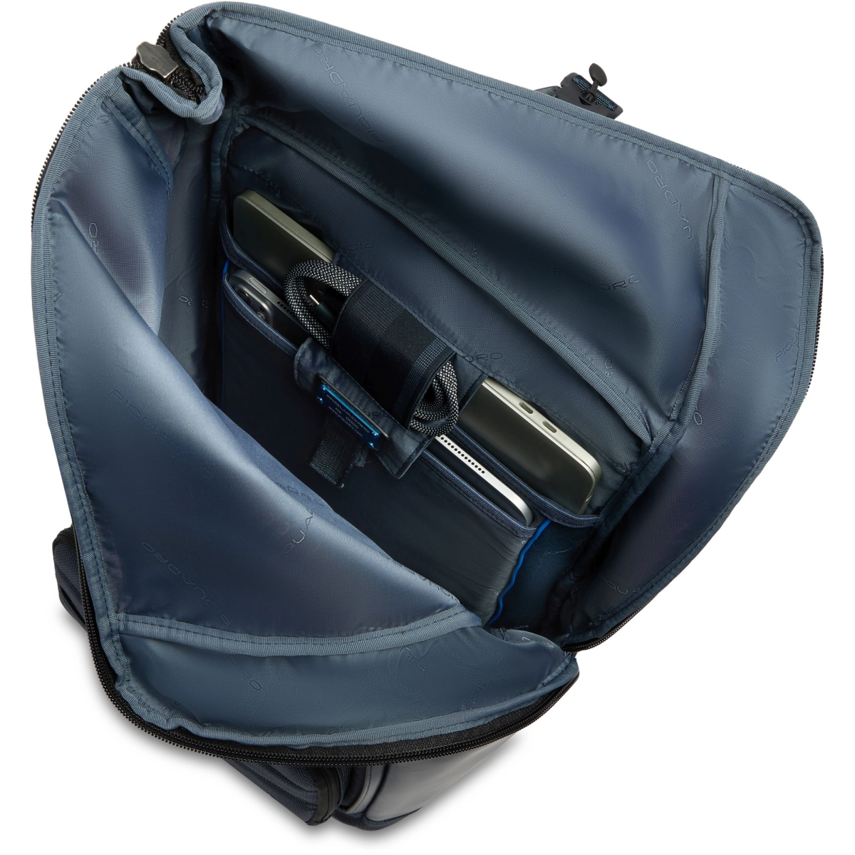 Рюкзак для ноутбука Piquadro Roll-Top 15.6" with Bike Helmet Mesh Blue (CA7280W150/BLU) - фото 7