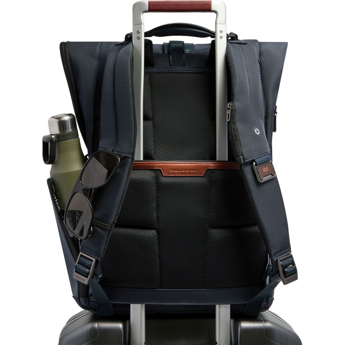 Рюкзак для ноутбука Piquadro Roll-Top 15.6" with Bike Helmet Mesh Blue (CA7280W150/BLU) - фото 8