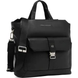 Сумка для ноутбуков Piquadro Leather Tote 14" Black (CA7255W144/N)