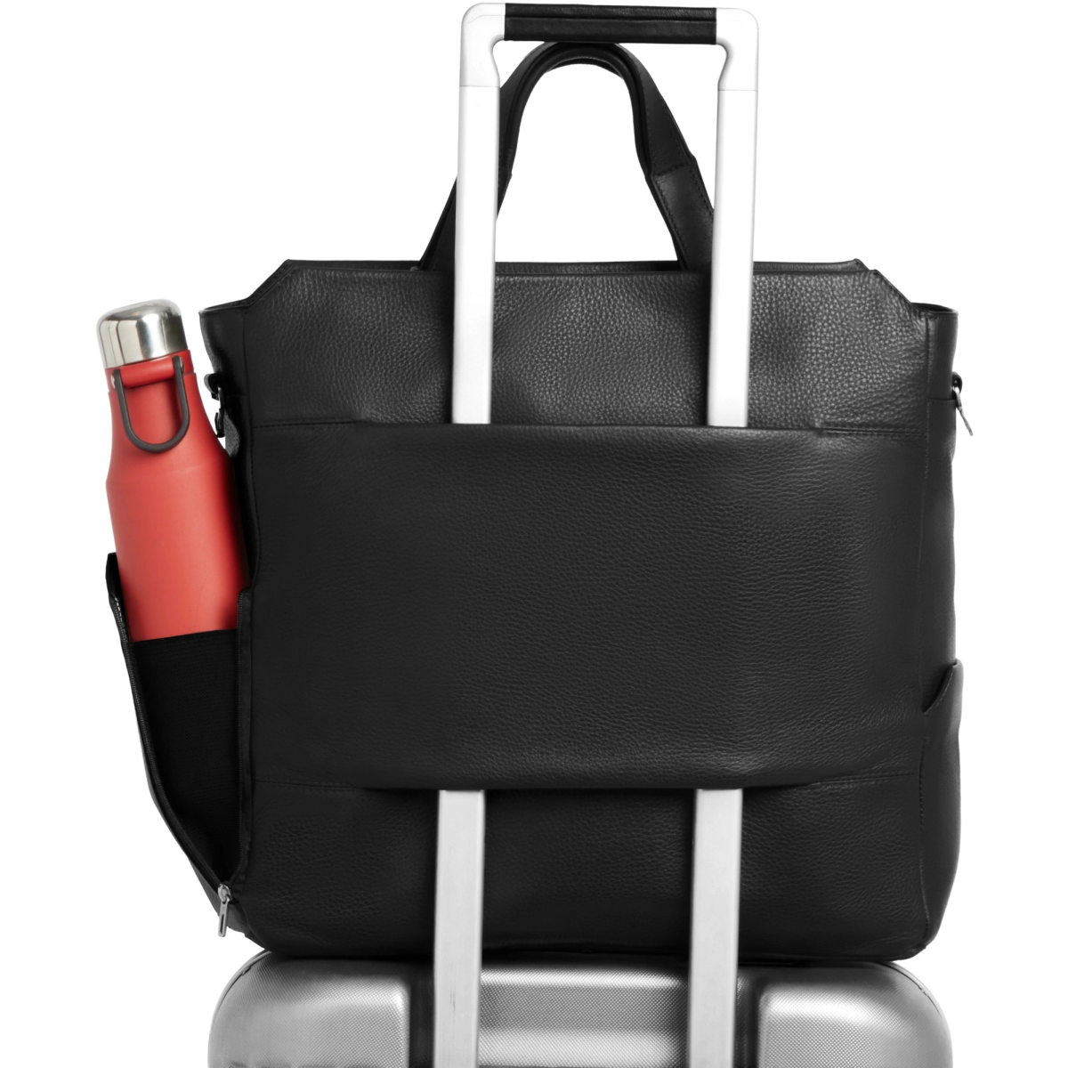 Сумка для ноутбуков Piquadro Leather Tote 14" Black (CA7255W144/N) - фото 5