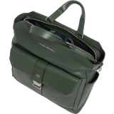 Сумка для ноутбуков Piquadro Leather Tote 14" Green (CA7255W144/VE)