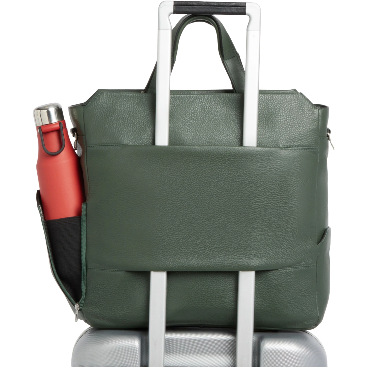 Сумка для ноутбуков Piquadro Leather Tote 14" Green (CA7255W144/VE) - фото 5