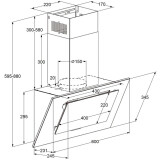 Вытяжка MAUNFELD Tower 60 Black (КА-00020884)