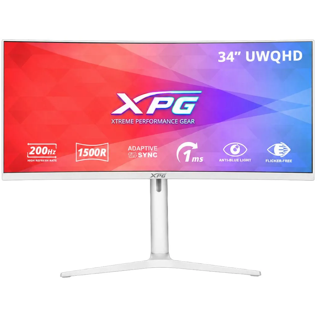 Монитор ADATA 34" XPG RIFT R34WXC White - R34WXC-WHCEU