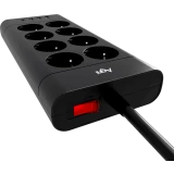 Сетевой фильтр AGNI TP-FA4U8E-C-3m-Black (TP-FA4U8E-C-3m-black)