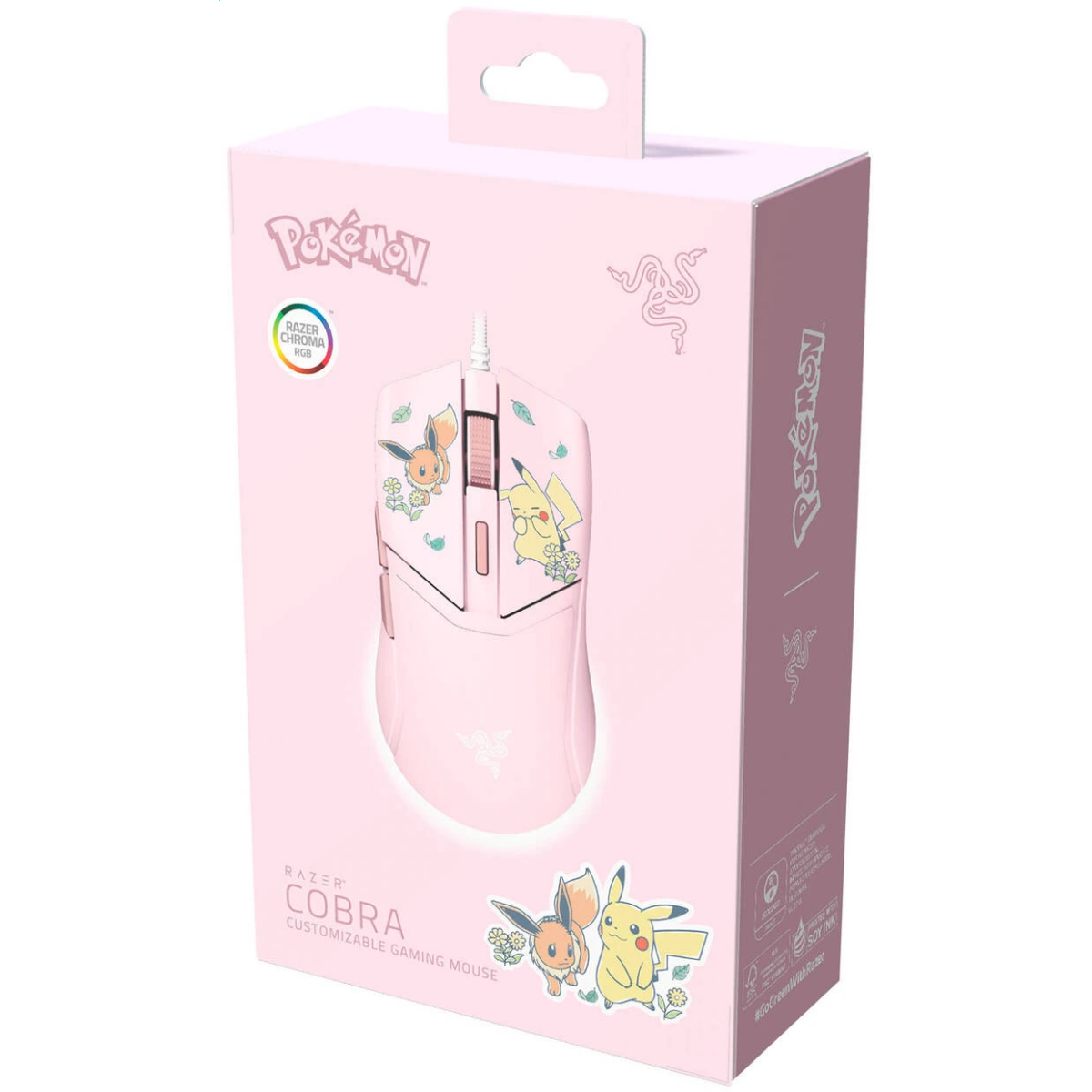Мышь Razer Cobra Pokemon Pikachu/Eevee Edition - RZ01-04650900-RUEA - фото 5