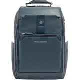 Рюкзак для ноутбука Piquadro Leather Cabin with 15.6" Laptop Pocket Blue (CA7159W144/BLU)