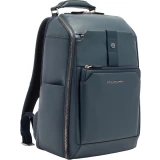 Рюкзак для ноутбука Piquadro Leather Cabin with 15.6" Laptop Pocket Blue (CA7159W144/BLU)