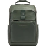 Рюкзак для ноутбука Piquadro Leather Cabin with 15.6" Laptop Pocket Green (CA7159W144/VE)