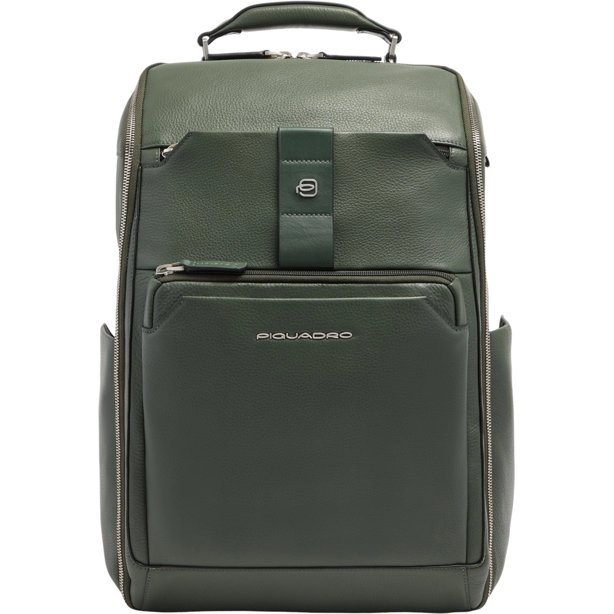 Рюкзак для ноутбука Piquadro Leather Cabin with 15.6" Laptop Pocket Green (CA7159W144/VE)