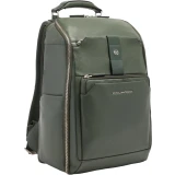 Рюкзак для ноутбука Piquadro Leather Cabin with 15.6" Laptop Pocket Green (CA7159W144/VE)
